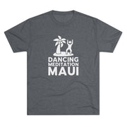 Unisex Tri-Blend Crew Tee  - Dancing Meditation Maui Shirt