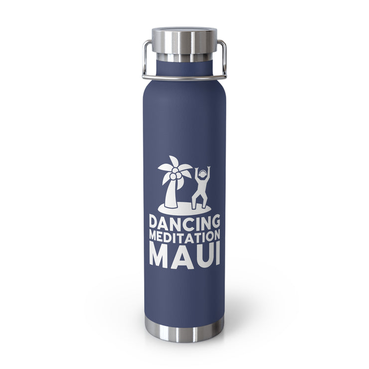 Dancing Meditation Maui Copper Insulated Water Bottle - 22oz