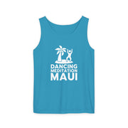 Unisex Garment-Dyed Tank Top -- Dancing Meditation Maui Tank