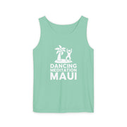 Unisex Garment-Dyed Tank Top -- Dancing Meditation Maui Tank