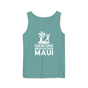 Unisex Garment-Dyed Tank Top -- Dancing Meditation Maui Tank