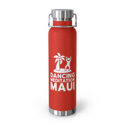 Dancing Meditation Maui Copper Insulated Water Bottle - 22oz