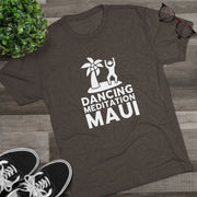 Unisex Tri-Blend Crew Tee  - Dancing Meditation Maui Shirt