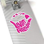 Pink Livin' Aloha Decal,  Stickers - Livin' Aloha