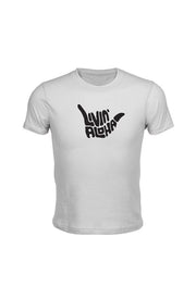  Classic Livin' Aloha Youth Fine Heather White Jersey Tee