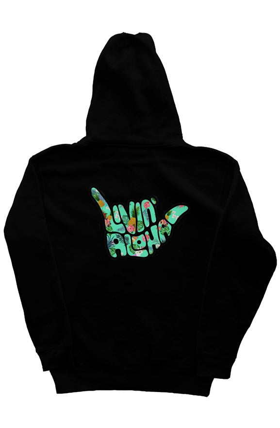 Independent Zip Heavyweight Black Hoodie