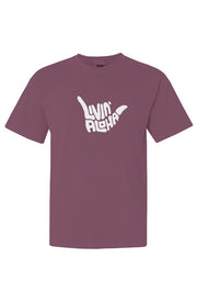 Livin' Aloha Comfort Berry Colors Heavyweight Teet