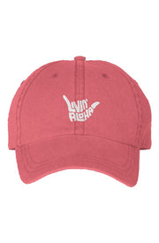 Livin' Aloha Pigment Red Dyed Cap