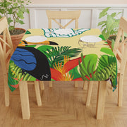 Livin' Aloha Tablecloth (Toucan Surf) | 100% polyester!