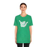 Livin' Aloha Original Jersey Tee (Aqua Forest Green)