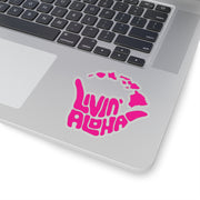 Pink Livin' Aloha Decal,  Stickers - Livin' Aloha