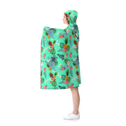 Surf Poncho (Teal Pineapple) - Livin' Aloha