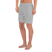 Livin' Aloha Men's Athletic Long Shorts (Silver)