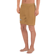 Livin' Aloha Men's Athletic Long Shorts (Nude Brown)