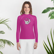 Youth Rash Guard (Violet) - Printful