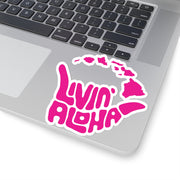 Pink Livin' Aloha Decal,  Stickers - Livin' Aloha