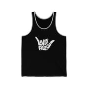 Livin' Aloha Classic Jersey Tank (Heather Slate)