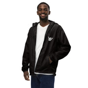 Livin' Aloha Lightweight Full Zip Lightweight Windbreaker (Black)