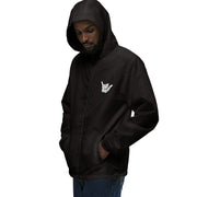 Livin' Aloha Lightweight Full Zip Lightweight Windbreaker (Black)