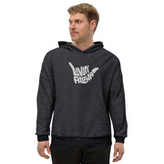 Livin' Aloha Sueded Fleece Hoodie (Black Heather)