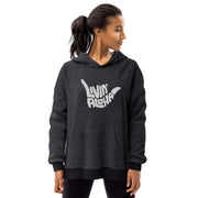 Livin' Aloha Sueded Fleece Hoodie (Black Heather)