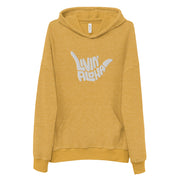 Livin' Aloha Sueded Fleece Hoodie (Heather Mustard)