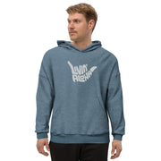 Livin' Aloha Sueded Fleece Hoodie (Slate Heather)